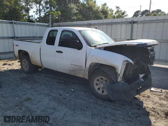 2011 Chevrolet Silverado 1500 Work Truck with VIN 1GCRKPEA8BZ328311, listed as a Copart auction lot 70183704 with 214,127 mi miles and Salvage Title. Bid and sale history available at DreamBid. Image 4.