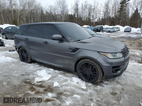 2016 Land Rover Range Rover Sport HSE with VIN SALWR2KF4GA635149, listed as a Copart auction lot 46908775 with 196,015 mi miles and Clean Title. Bid and sale history available at DreamBid. Image 4.