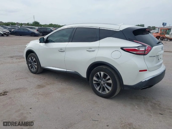 2015 Nissan Murano SL with VIN 5N1AZ2MG3FN200147, listed as a IAAI auction lot 42082639 with 165,407 mi miles. Bid and sale history available at carsss.com. Image 3.