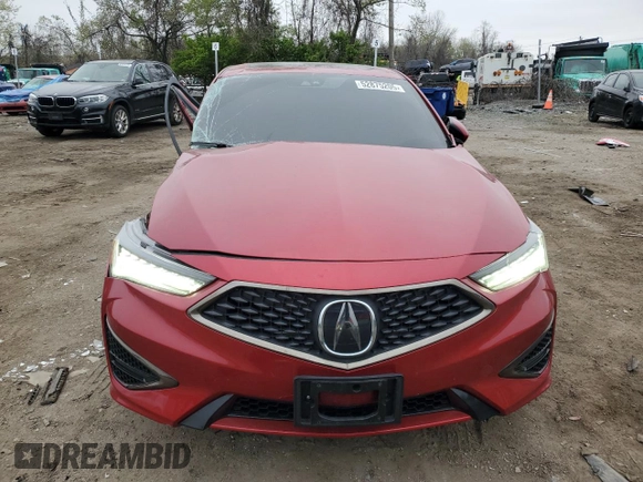 2022 Acura ILX Premium with VIN 19UDE2F86NA000339, listed as a Copart auction lot 52875205 with 36,415 mi miles and Salvage title. Bid and sale history available at DreamBid. Image 5.