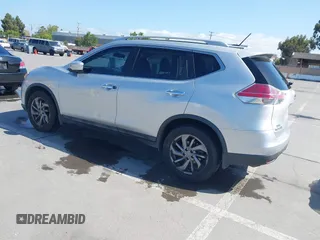 2015 Nissan Rogue SL with VIN 5N1AT2MV5FC865790, listed as a IAAI auction lot 42140295 with 127,782 mi miles. Bid and sale history available at carsss.com. Image 3.