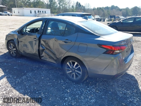 2021 Nissan Versa SV with VIN 3N1CN8EV4ML885218, listed as a IAAI auction lot 41717018 with 71,864 mi miles. Bid and sale history available at carsss.com. Image 3.
