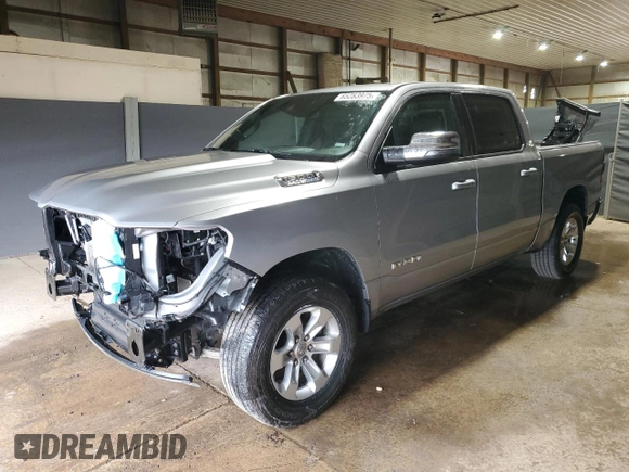 2024 Ram 1500 Laramie with VIN 1C6SRFJT5RN223670, listed as a Copart auction lot 65283975 with 36,433 mi miles and Clean title. Bid and sale history available at DreamBid. Image 1.