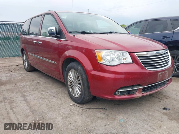 2015 Chrysler Town & Country Touring-L with VIN 2C4RC1CG6FR582911, listed as a IAAI auction lot 42117864 with 137,689 mi miles. Bid and sale history available at carsss.com. Image 1.