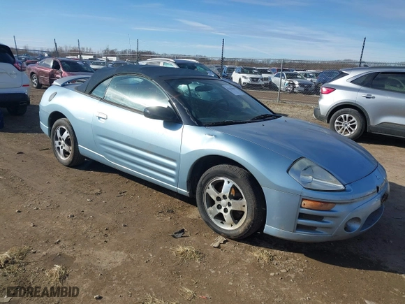 2004 Mitsubishi Eclipse GS with VIN 4A3AE45G74E126557, listed as a IAAI auction lot 41434668 with 178,699 mi miles. Bid and sale history available at carsss.com. Image 1.