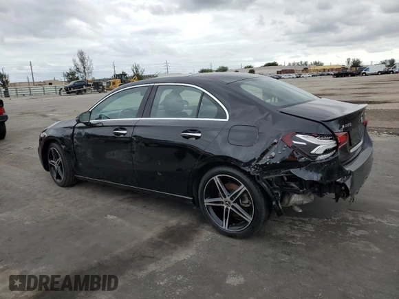 2022 Mercedes-Benz A 220 with VIN W1K3G4FBXNJ365897, listed as a Copart auction lot 84599364 with 41,141 mi miles and Clean Title. Bid and sale history available at DreamBid. Image 2.
