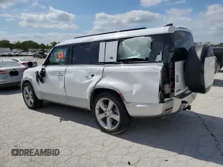2023 Land Rover Defender с VIN SALEVFEU4P2217208, выставлен на аукционе Copart как лот 71833904 с пробегом Не указан миль и Списание • Salvage title. История ставок и продаж доступна на DreamBid. Изображение 2.