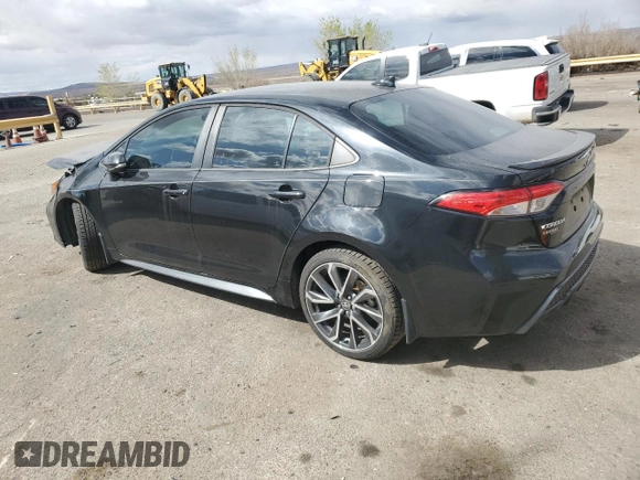 2020 Toyota Corolla SE with VIN 5YFS4RCE6LP043227, listed as a Copart auction lot 48500835 with 39,330 mi miles and Salvage Title. Bid and sale history available at carsss.com. Image 2.