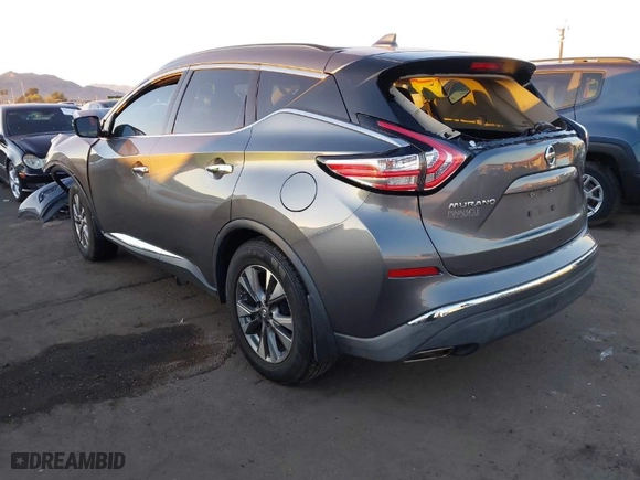 2017 Nissan Murano SL with VIN 5N1AZ2MG5HN114910, listed as a IAAI auction lot 41320302 with 59,932 mi miles. Bid and sale history available at carsss.com. Image 3.
