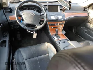 2007 Infiniti M x with VIN JNKAY01F77M460855, listed as a Copart auction lot 71068154 with 225,217 mi miles and Salvage Title. Bid and sale history available at DreamBid. Image 8.