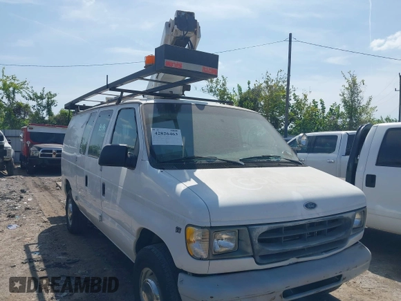 1999 Ford Econoline Cargo with VIN 1FTSE34L8XHB32421, listed as a IAAI auction lot 42826463 with 201,784 mi miles and . Bid and sale history available at DreamBid. Image 1.