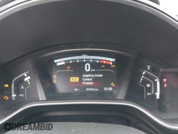 2017 Honda CR-V EX-L with VIN 2HKRW2H82HH655660, listed as a IAAI auction lot 41838317 with 69,322 mi miles. Bid and sale history available at carsss.com. Image 7.