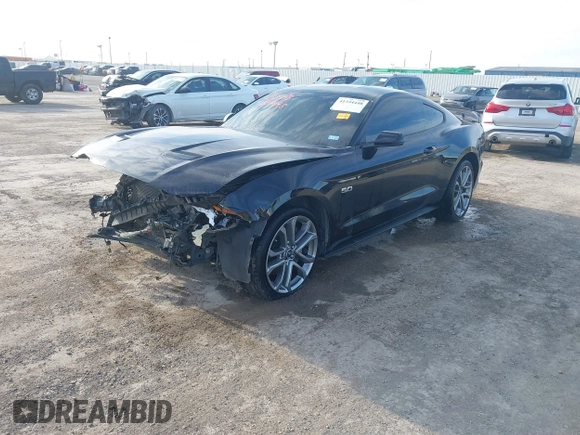 2018 Ford Mustang GT with VIN 1FA6P8CF2J5117139, listed as a IAAI auction lot 41334448 with 75,933 mi miles and . Bid and sale history available at DreamBid. Image 2.