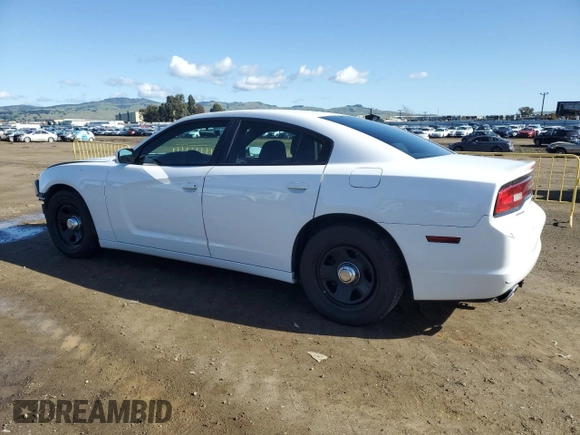 2012 Dodge Charger Police with VIN 2C3CDXAT4CH226632, listed as a Copart auction lot 44238295 with 70,027 mi miles and Salvage Title. Bid and sale history available at carsss.com. Image 2.