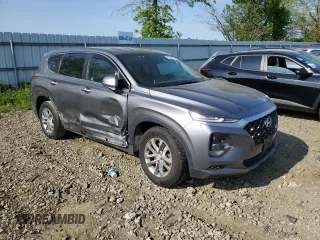 2019 Hyundai Santa Fe SE z VIN 5NMS2CAD2KH130516, wystawiony jako Copart lot #55349435 z przebiegiem 63 760 mil mil oraz Szkoda całkowita • Salvage title. Historia ofert i sprzedaży dostępna na DreamBid. Obrazek 4.