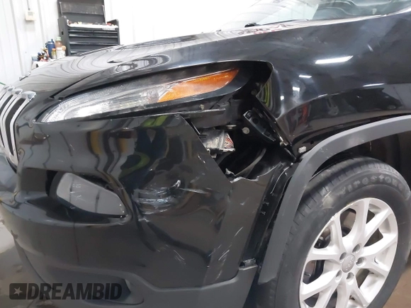 2017 Jeep Cherokee Latitude with VIN 1C4PJMCB1HW536996, listed as a IAAI auction lot 41497354 with 114,166 mi miles and . Bid and sale history available at DreamBid. Image 6.