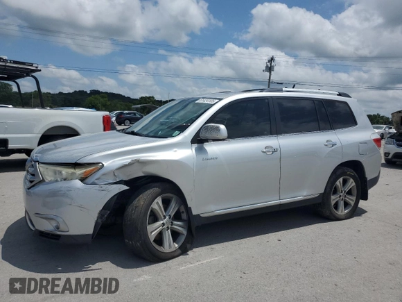 2012 Toyota Highlander Limited z VIN 5TDYK3EHXCS053674, wystawiony jako Copart lot #61424105 z przebiegiem 291 856 mil mil oraz Szkoda całkowita • Salvage title. Historia ofert i sprzedaży dostępna na DreamBid. Obrazek 1.