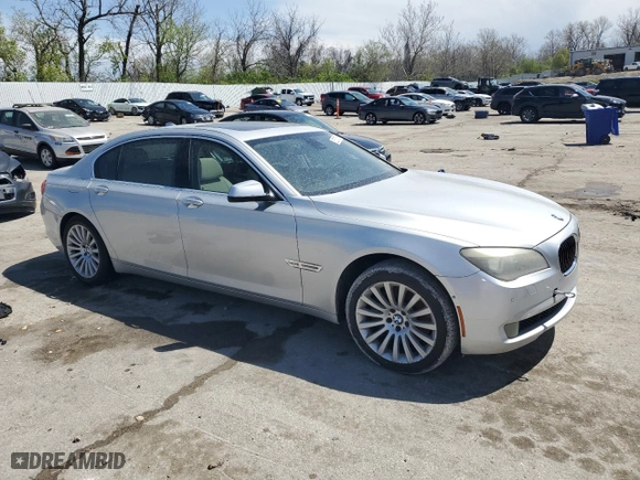 2012 BMW 7 Series 750Li xDrive with VIN WBAKC8C59CC437338, listed as a Copart auction lot 52570505 with 152,146 mi miles and Clean Title. Bid and sale history available at carsss.com. Image 4.