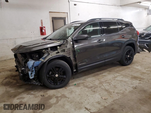 2019 GMC Terrain SLE with VIN 3GKALMEV1KL230485, listed as a Copart auction lot 50218475 with 119,698 mi miles and Salvage Title. Bid and sale history available at carsss.com. Image 1.