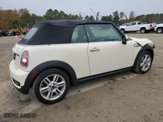 2013 MINI Cooper Convertible S with VIN WMWZP3C5XDT297534, listed as a Copart auction lot 80214224 with 82,112 mi miles and Salvage Title. Bid and sale history available at carsss.com. Image 3.