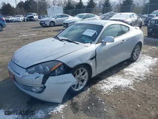 2007 Hyundai Tiburon GT with VIN KMHHN66F97U250757, listed as a IAAI auction lot 41363768 with 95,365 mi miles. Bid and sale history available at carsss.com. Image 17.