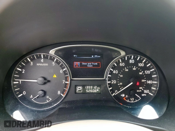 2015 Nissan Altima 2.5 with VIN 1N4AL3AP7FN376866, listed as a Copart auction lot 57777495 with 135,312 mi miles and Salvage title. Bid and sale history available at DreamBid. Image 9.