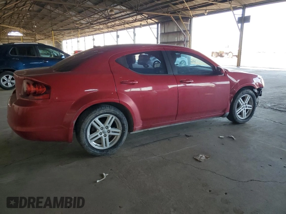 2013 Dodge Avenger SXT z VIN 1C3CDZCB8DN613189, wystawiony jako Copart lot #61082675 z przebiegiem 58 041 mil mil oraz Czysty tytuł • Clean title. Historia ofert i sprzedaży dostępna na DreamBid. Obrazek 3.