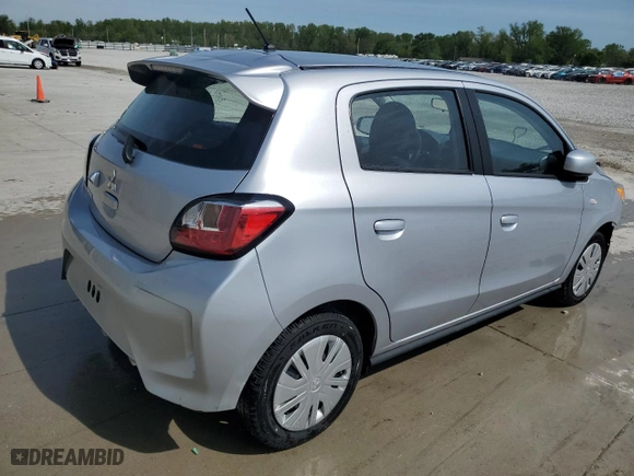 2024 Mitsubishi Mirage ES with VIN ML32AUHJ3RH016852, listed as a Copart auction lot 54159855 with 14,059 mi miles and Clean Title. Bid and sale history available at carsss.com. Image 3.