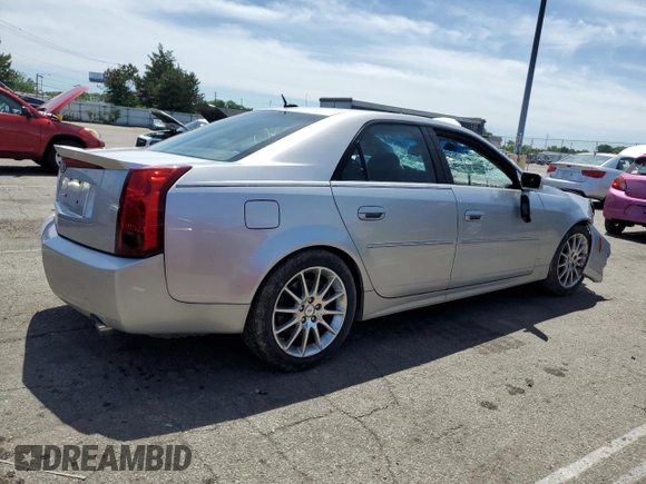 2007 Cadillac CTS with VIN 1G6DP577X70102092, listed as a Copart auction lot 57217714 with 0 mi miles and Salvage Title. Bid and sale history available at carsss.com. Image 3.