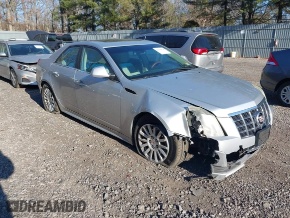 2012 Cadillac CTS Sedan Luxury with VIN 1G6DG5E50C0116725, listed as a IAAI auction lot 41694928 with 114,214 mi miles. Bid and sale history available at carsss.com. Image 1.
