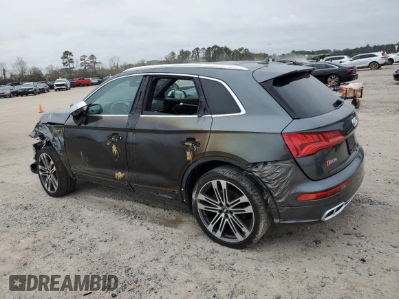 2018 Audi SQ5 Premium Plus z VIN WA1A4AFY0J2147611, wystawiony jako Copart lot #88248915 z przebiegiem 69 838 mil mil oraz Szkoda całkowita • Salvage title. Historia ofert i sprzedaży dostępna na DreamBid. Obrazek 2.