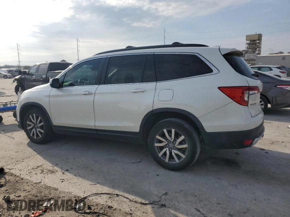 2019 Honda Pilot EX-L with VIN 5FNYF5H59KB027054, listed as a Copart auction lot 47278675 with 48,058 mi miles and Salvage Title. Bid and sale history available at DreamBid. Image 2.
