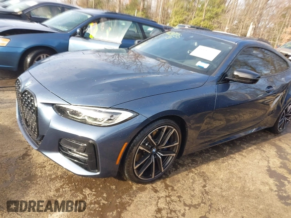 2021 BMW 4 Series 430i xDrive z VIN WBA73AP06MCF80778, wystawiony jako IAAI lot #41137135 z przebiegiem 37 651 mil mil oraz . Historia ofert i sprzedaży dostępna na DreamBid. Obrazek 2.