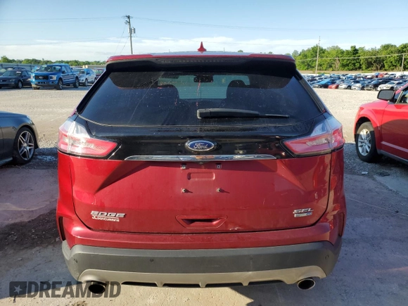 2019 Ford Edge SEL with VIN 2FMPK4J94KBC45779, listed as a Copart auction lot 57243075 with 48,239 mi miles and Salvage title. Bid and sale history available at DreamBid. Image 6.