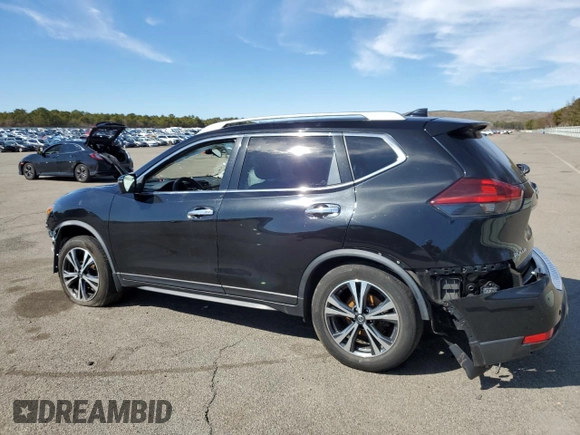 2019 Nissan Rogue SV with VIN JN8AT2MV1KW381701, listed as a Copart auction lot 49676375 with 104,157 mi miles and Salvage Title. Bid and sale history available at carsss.com. Image 2.