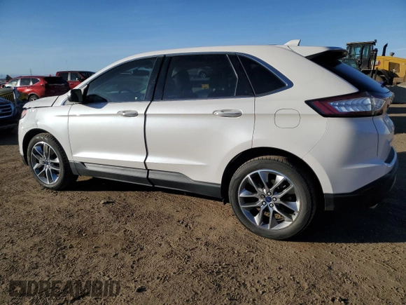 2017 Ford Edge Titanium with VIN 2FMPK4K81HBC43874, listed as a Copart auction lot 47468535 with 91,585 mi miles and Salvage Title. Bid and sale history available at carsss.com. Image 2.