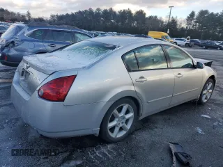 2005 Nissan Maxima 3.5 SE with VIN 1N4BA41E35C875141, listed as a Copart auction lot 45846235 with 185,415 mi miles and Salvage Title. Bid and sale history available at carsss.com. Image 3.