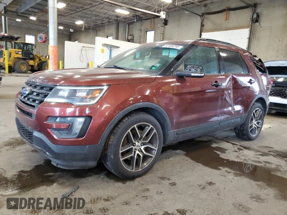 2016 Ford Explorer Sport z VIN 1FM5K8GT4GGA11837, wystawiony jako Copart lot #62486295 z przebiegiem 175 897 mil mil oraz Szkoda całkowita • Salvage title. Historia ofert i sprzedaży dostępna na DreamBid. Obrazek 1.