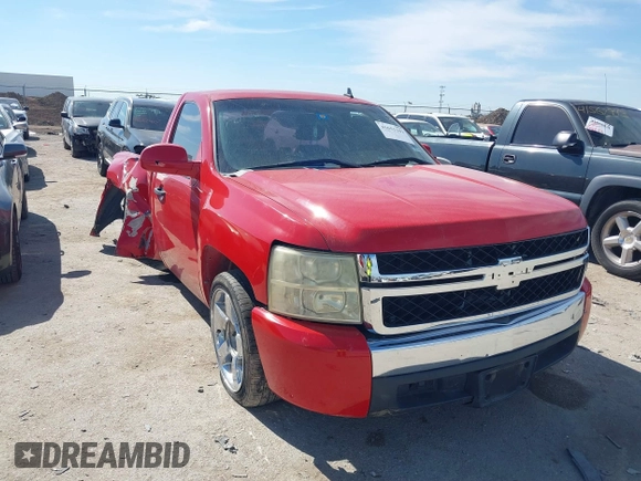 2008 Chevrolet Silverado 1500 Work Truck with VIN 1GCEC14X58Z246253, listed as a IAAI auction lot 41651102 with 167,100 mi miles. Bid and sale history available at carsss.com. Image 1.