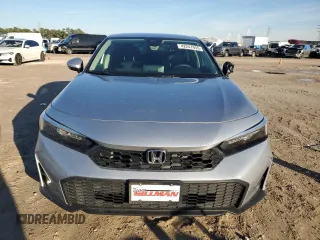 2025 Honda Civic Sedan LX with VIN 2HGFE2F2XSH520447, listed as a Copart auction lot 42247655 with 1,772 mi miles and Salvage Title. Bid and sale history available at carsss.com. Image 5.