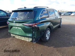 2024 Toyota Sienna XLE with VIN 5TDJSKFC7RS135935, listed as a IAAI auction lot 41409630 with 5,477 mi miles and . Bid and sale history available at DreamBid. Image 4.