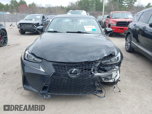 2020 Lexus IS 350 F Sport with VIN JTHGZ1E20L5017911, listed as a IAAI auction lot 42083567 with 69,774 mi miles and . Bid and sale history available at DreamBid. Image 13.