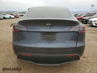 2023 Tesla Model Y Long Range with VIN 7SAYGDEE4PF900781, listed as a Copart auction lot 48164905 with 28,859 mi miles and Salvage Title. Bid and sale history available at carsss.com. Image 6.