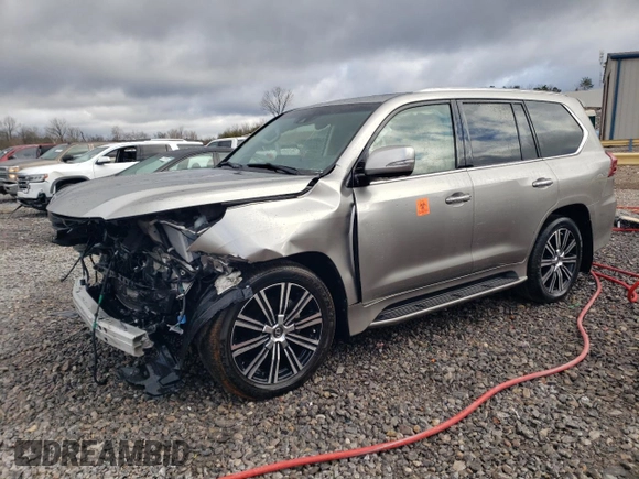 2020 Lexus LX 570 with VIN JTJDY7AX5L4314834, listed as a Copart auction lot 87259254 with Not provided miles and Salvage title. Bid and sale history available at DreamBid. Image 1.