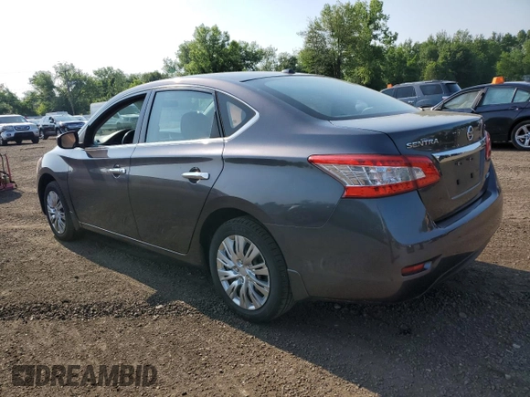 2014 Nissan Sentra SV with VIN 3N1AB7AP7EY321083, listed as a Copart auction lot 60710205 with 75,087 mi miles and Salvage title. Bid and sale history available at DreamBid. Image 2.