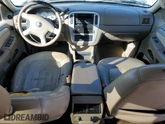 2002 Mercury Mountaineer with VIN 4M2ZU66K32ZJ43699, listed as a Copart auction lot 84080154 with 0 mi miles and Salvage Title. Bid and sale history available at carsss.com. Image 8.
