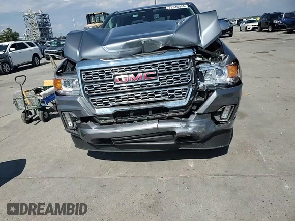 2022 GMC Canyon 2WD Denali with VIN 1GTG5EEN3N1136139, listed as a Copart auction lot 72348944 with 24,537 mi miles and Salvage Title. Bid and sale history available at carsss.com. Image 11.
