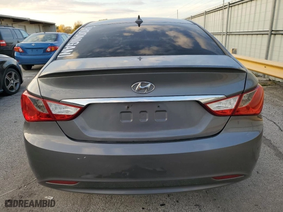 2013 Hyundai Sonata GLS with VIN 5NPEB4ACXDH524183, listed as a Copart auction lot 77892044 with 126,035 mi miles and Salvage Title. Bid and sale history available at carsss.com. Image 6.