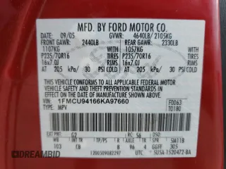 2006 Ford Escape Limited with VIN 1FMCU94166KA97660, listed as a Copart auction lot 67369614 with 84,557 mi miles and Salvage Title. Bid and sale history available at carsss.com. Image 14.