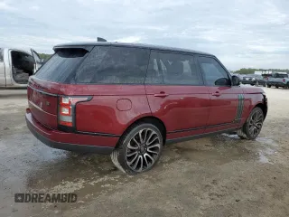 2017 Land Rover Range Rover with VIN SALGS5FE5HA322897, listed as a Copart auction lot 83859694 with 82,675 mi miles and Salvage title. Bid and sale history available at DreamBid. Image 3.